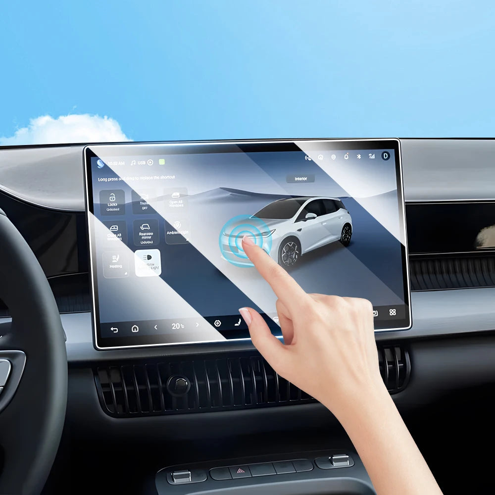 Car Tempered Glass Protector Film For BYD Dolphin G DM-i 2026 2027 Navigation Dashboard Display  - Automotive LED Light