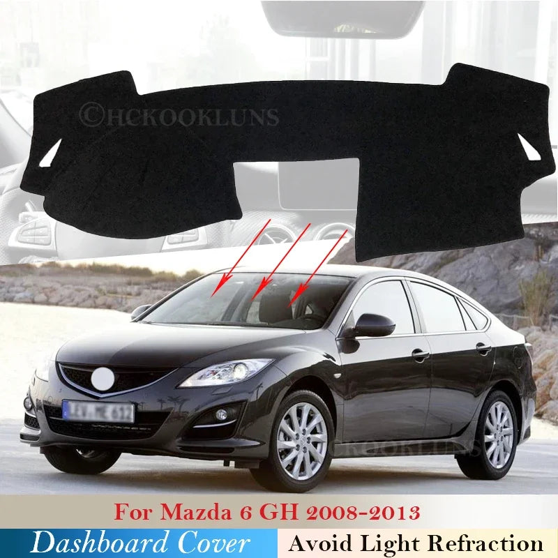 Dashboard Cover Protective Pad for Mazda 6 2008~2013 GH Car Accessories Dash Boa for Mazda 2008-2013 - Automotive LED Li