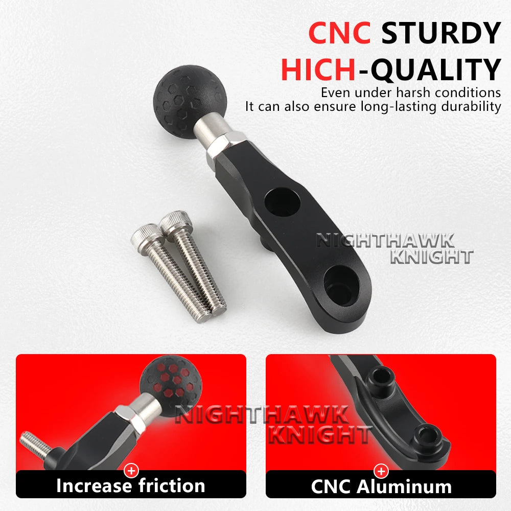 25mm Ball Head Handlebar Expansion Bracket For Honda Gold Wing GL1800 Tour DCT F for Honda F6B 2018-2025 - Automotive LE