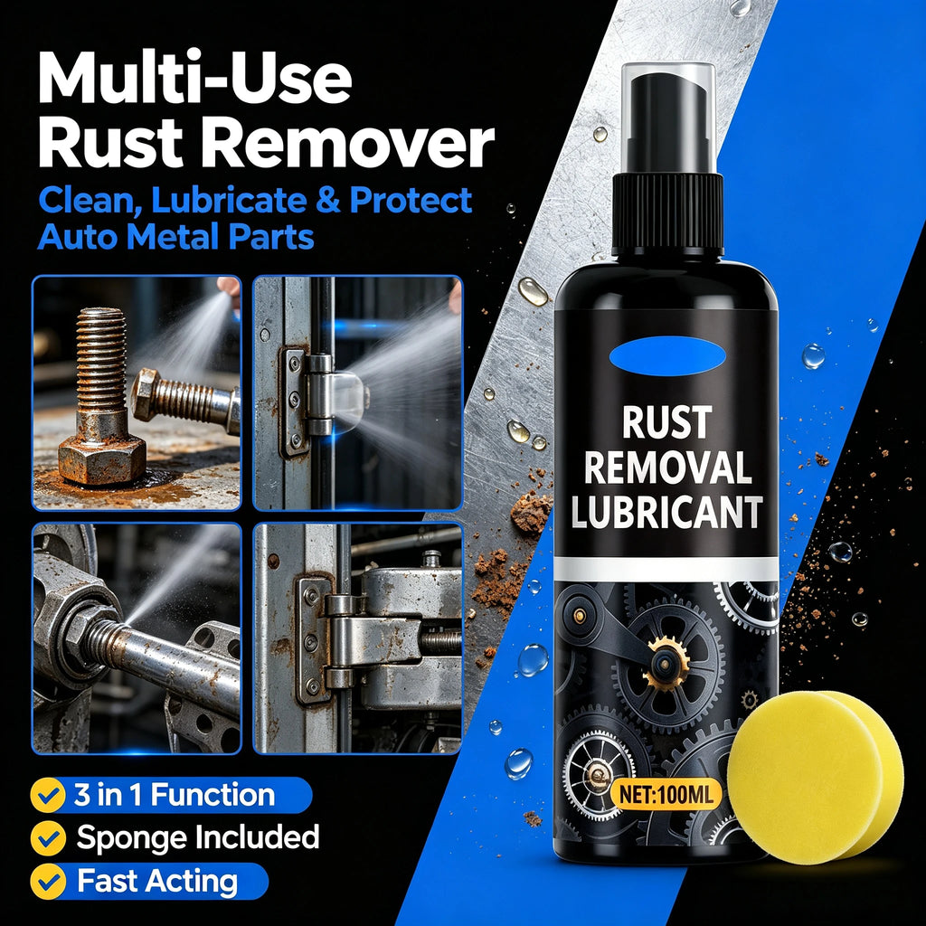 Strong Decontamination Rust Remover Spray Universal For Car Wheels Metal Surfaces Revitalizing S - Automotive LED Light