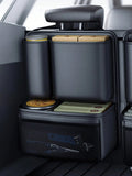 Car Rear Seat Back Hanging Storage Bag Multi-Compartment Auto Organizer Waterproof Universal for - Automotive LED Light
