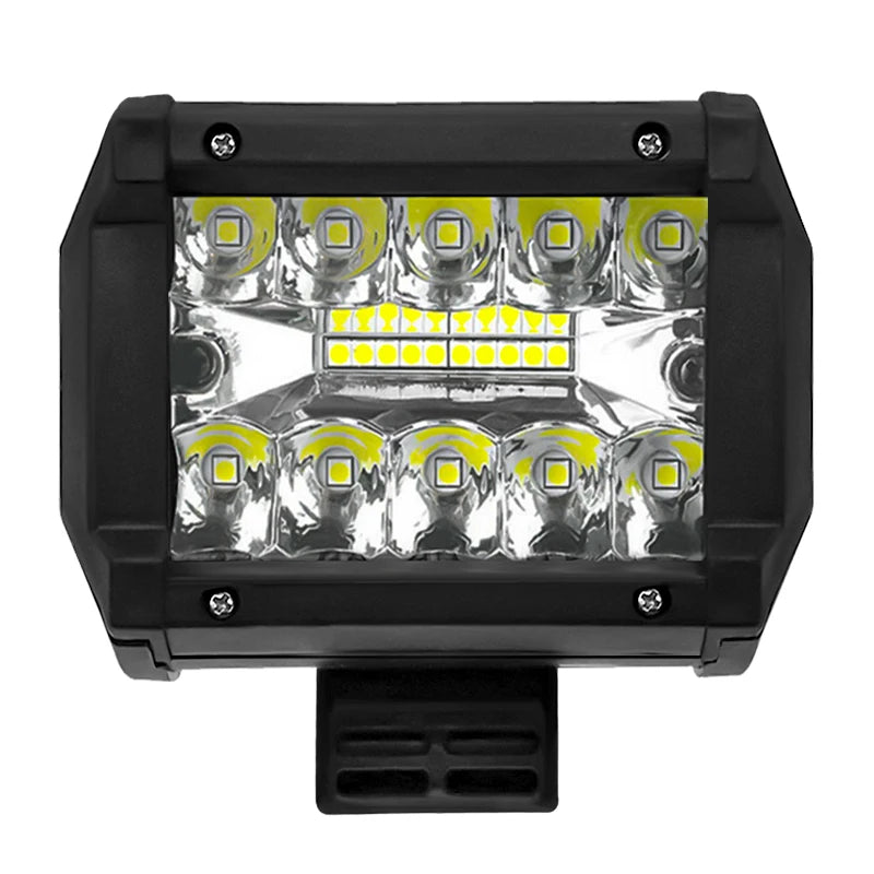 12V 60W LED Bar Offroad Spot Flood Combo LED Light Bar Work Light For Truck Car SUV ATV UTV 4WD  - LED Motorcycle Light