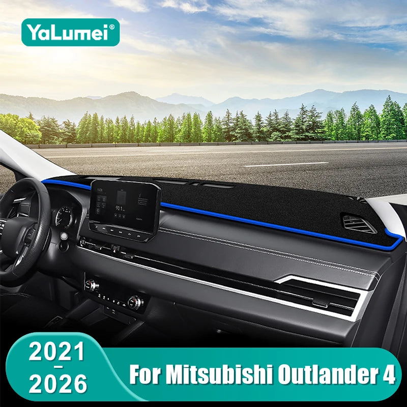 For Mitsubishi Outlander 4 PHEV 2021 2022 2023 2024 2025 2026 Car Dashboard Sun Shade Mat Non-sl - Automotive LED Light