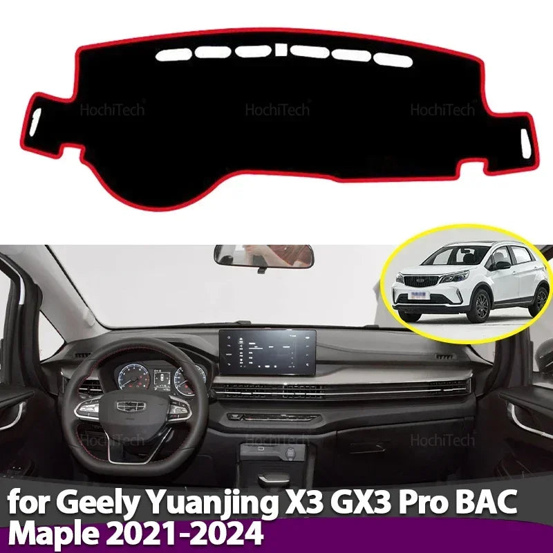 Anti-Slip Dashboard Cover Protective Pad Car Accessories Sunshade Carpet for Gee for Geely GX3 X3 2021-2024 - Automotive