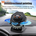 2 in 1 Guide Ball Universal Car Compass Navigation Marine Boat Truck Guide Ball Slope Indicator  - Automotive LED Light