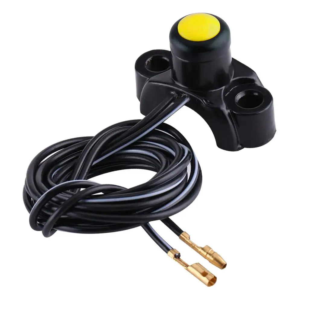 Universal Motorcycle Kill Switch Keys Engine Stop Start Button for ATVs Quad Dirt Bikes Handleba - Automotive LED Light