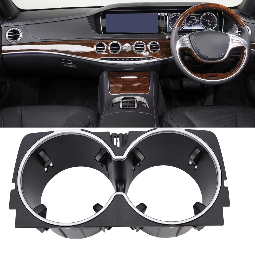Car Centre Console Drinks Cup Holder A2226830075 Non Slip Replacement for Merced for Mercedes W222 2014-2017 - Automotiv