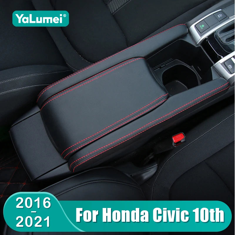 For Honda Civic 10th Gen 2016 2017 2018 2019 2020 2021 Civic X FC Car Center Console Armrest Box - Automotive LED Light