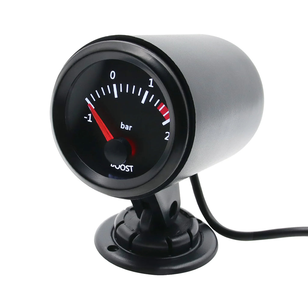 Car Gauge Racing Water Temp Oil Temp Air fuel ratio Fuel Volts 52mm 2 Inch With Sensor Red Point - Automotive LED Light