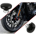 Gloss Black Front Axle Nut Covers Fit for Harley Touring Street Glide Road Glide for Models 2024-2025 - Automotive LED L