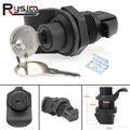 1PC Durable Latch Button Lock Marine Hardware for Boat RV Trailer Cupboard Drawer Latch Lock wit - Automotive LED Light