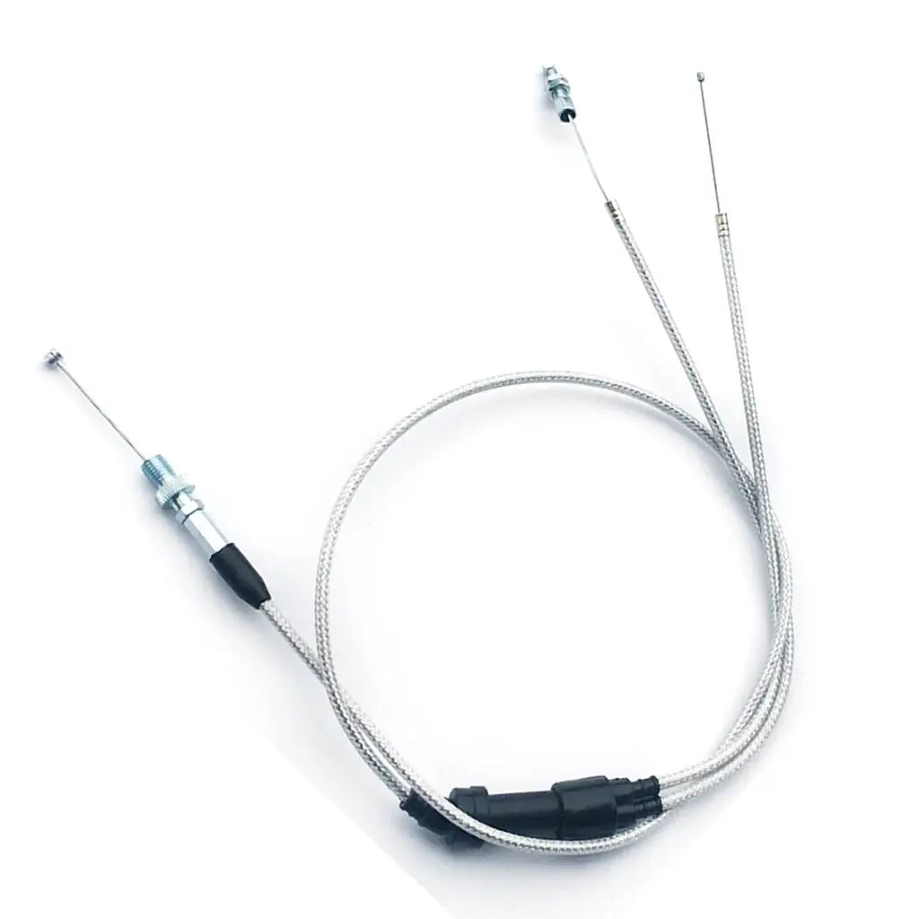 Dual Throttle Cable Wire for Pz30mm Carburetor Accelerate Pump Carb Replacement for 100cc Motor  - Automotive LED Light