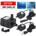 Water Circulation Brushless Small Water Pump Micro 5V for Garden Pond Fish Tank  for Mini DC12V - Automotive LED Light