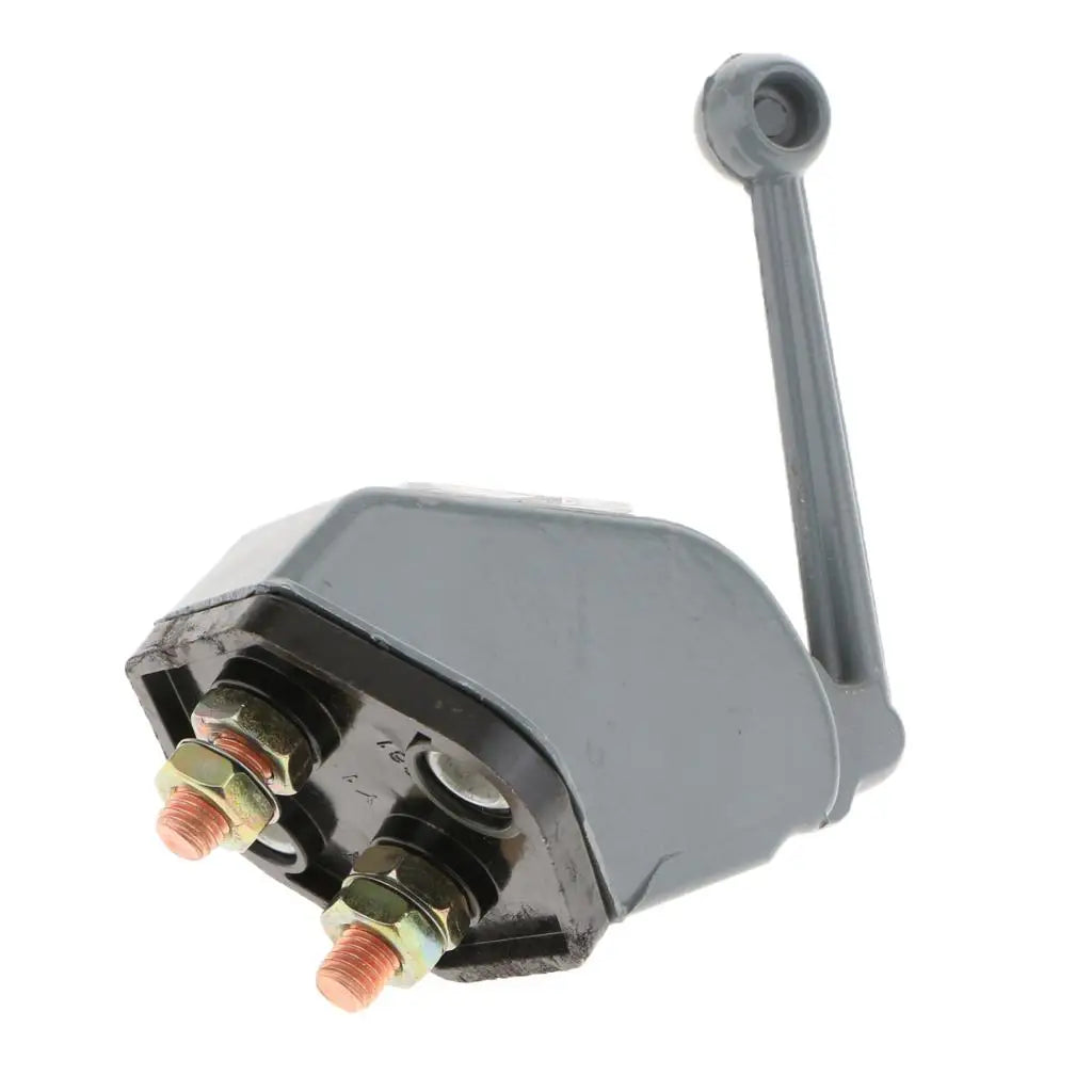Battery Isolator Master Switch Iron Body Power Disconnect Safety Switch for Vehicle Quick Shut O - Automotive LED Light