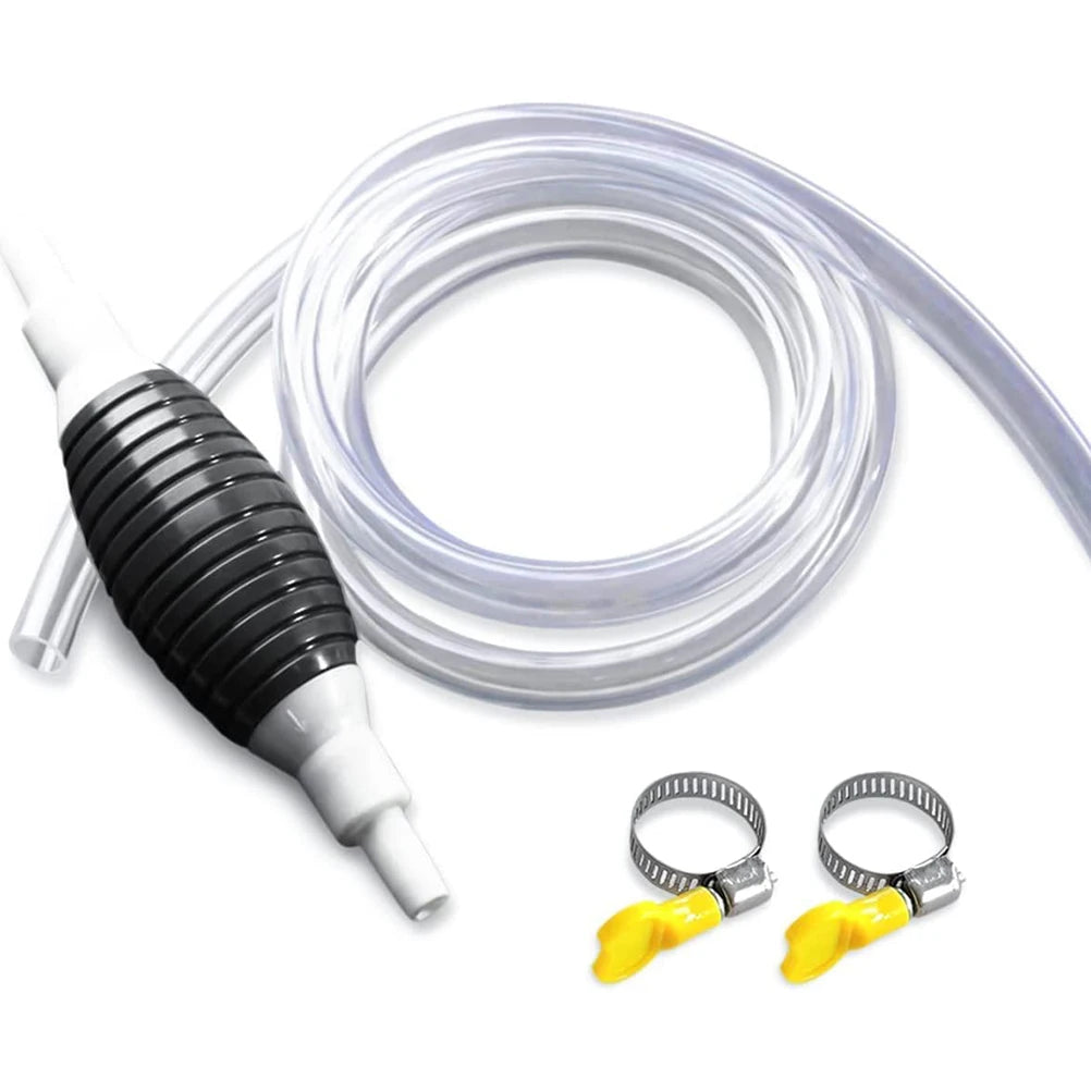 Multifunction Liquid Sucker Water Pump Oil Pump Liquid Fuel Transfer Siphon Pump for Gasoline Di - Automotive LED Light