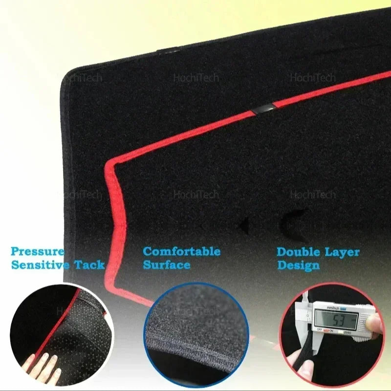 Anti-Slip Dashboard Cover Protective Pad Car Accessories Sunshade Carpet for Toyota Yaris Cross  - Automotive LED Light