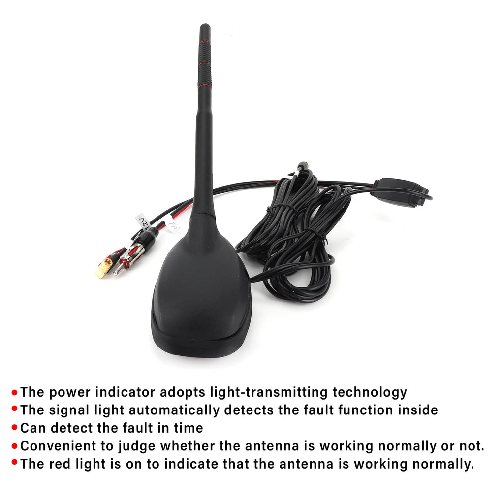 DAB Active Antenna Top Roof Mount Antenna Car DAB+GPS+FM Antenna Active Amplified Top Roof Mount - Automotive LED Light