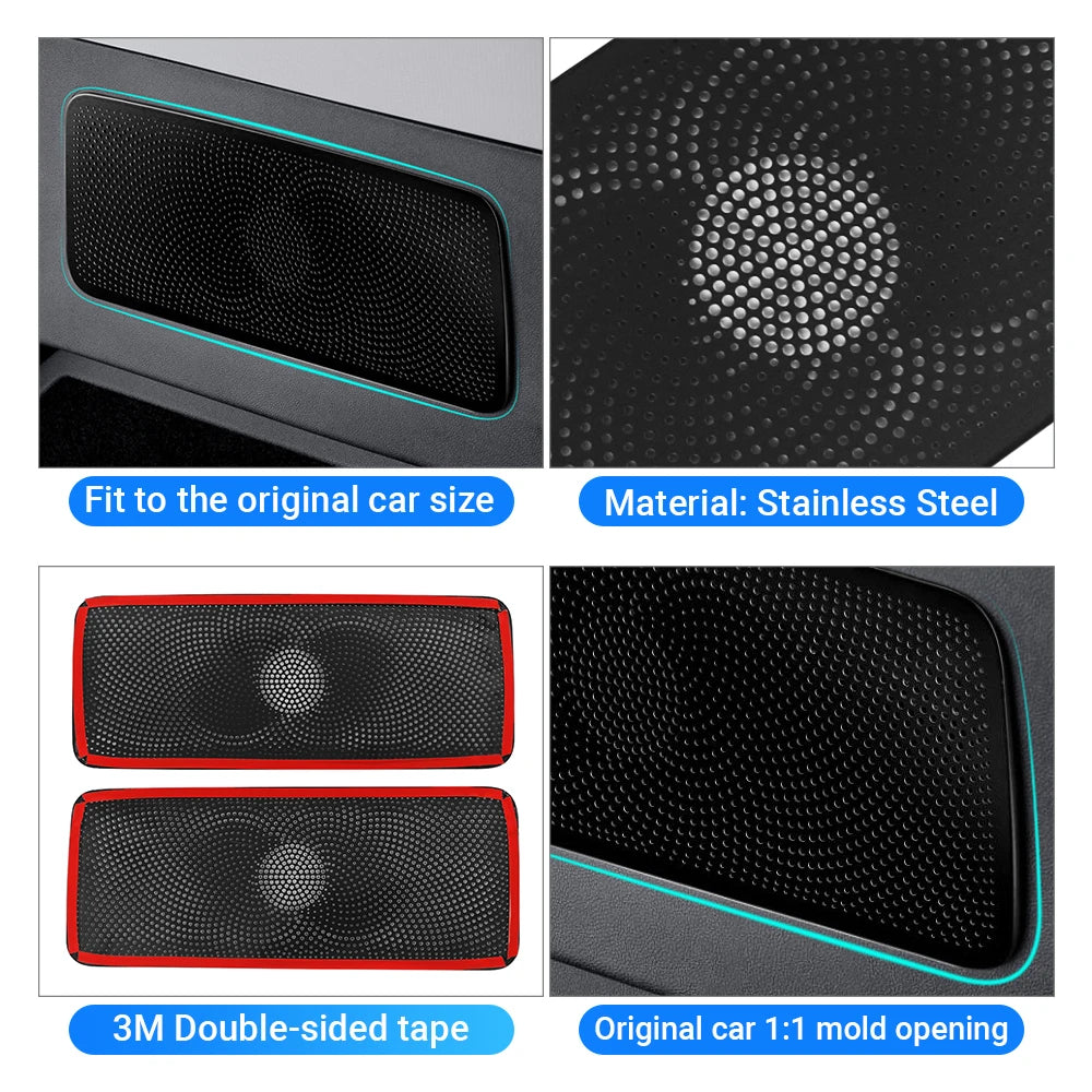 For Xpeng G6 2023 2024 2025 2026 Car Rear Trunk Audio Speaker Trim Cover Loudspe for Audi G6 - Automotive LED Light