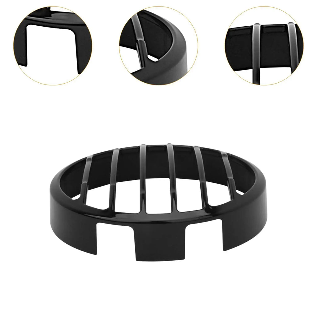 Motorcycle Headlight Mesh Cover Sturdy Protector Accessories Motorcycle Parts Easy to Install Ma - LED Motorcycle Light