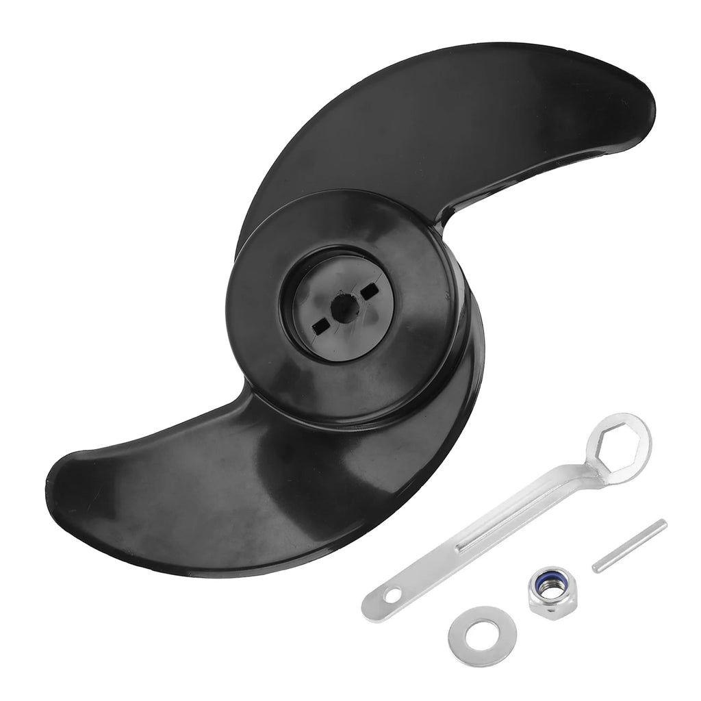 2 Blades Boat Propeller Kit Electric Trolling Motor Parts for 50lb 60lb 68lb 88lb Outboard 12V 2 - Automotive LED Light
