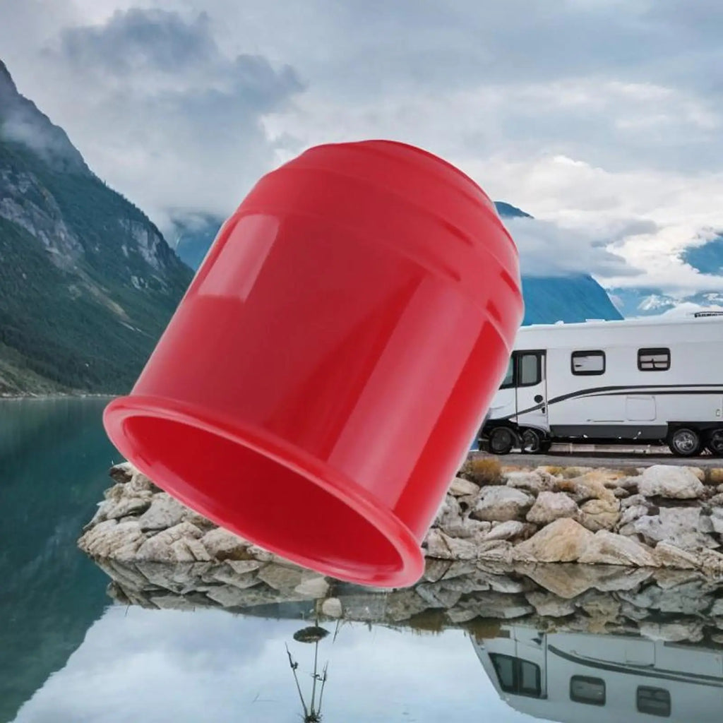 Lightweight Hitch Ball Cover Dustproof Towing Cap Plastic Tow Bar Protector for Car RV Semi-trai - Automotive LED Light