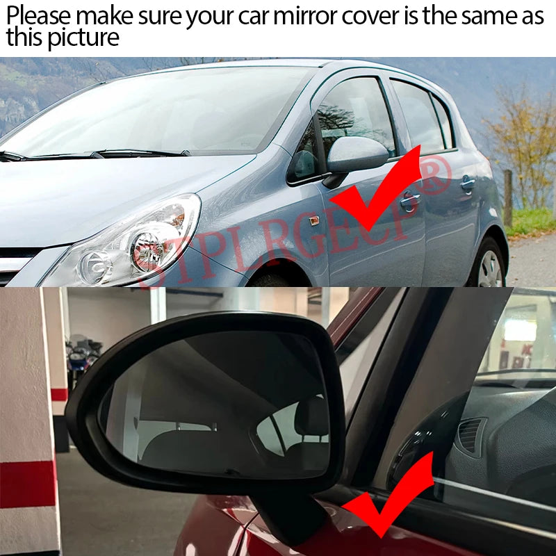 Stplrgecp Passenger Driver Side Left or Right Door Side Heated Wing Mirror Glass for Opel 2006-2019 - Automotive LED Lig