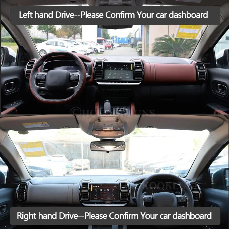 Dashboard Cover Protective Pad for Citroen C5 Aircross 2017 2018 2019 2020 Car Accessories Dash  - Automotive LED Light