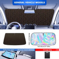 5-Layer Foldable Car Windshield Sun Shade Cover Thick Front Window UV Reflective Sunshade Curtai - Automotive LED Light