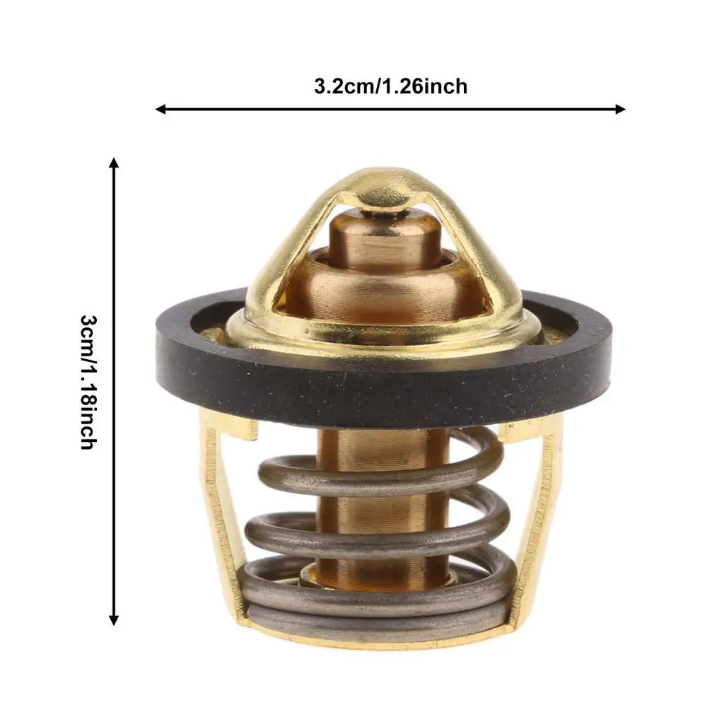 Radiator Thermostat with Copper Housing Temperature Sensing Valve for Honda CH250 CF250 250cc Mo - Automotive LED Light