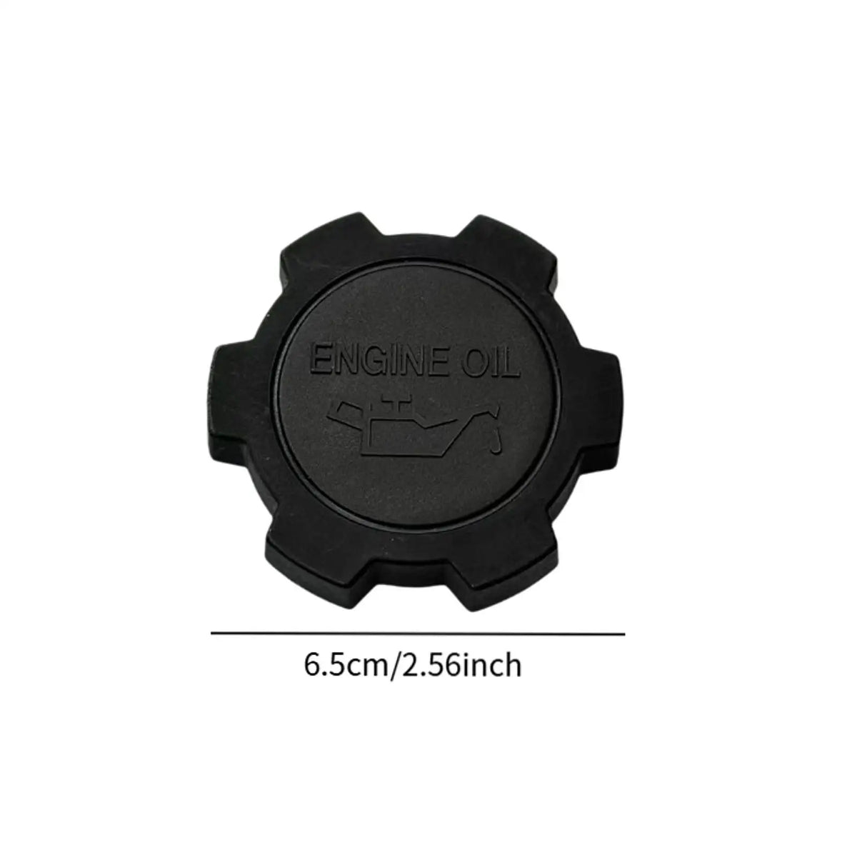 Engine Oil Filler Cap Replacement Durable Plastic 6.5cm Leak Stop for Toyota 1218055010 Compatib - Automotive LED Light