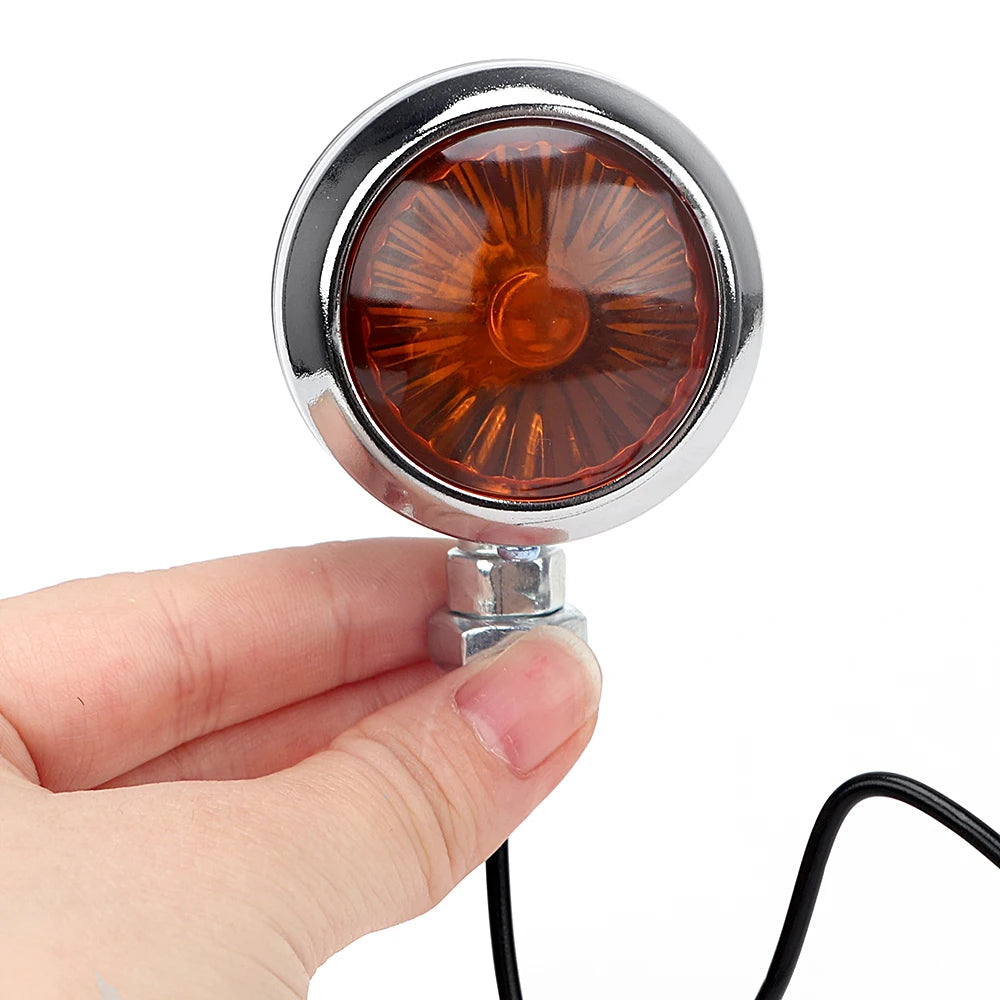 12V Motorcycle Turn Signal Lights LED Taillights Universal Scooter Indicator Motorbike Accessori - LED Motorcycle Light
