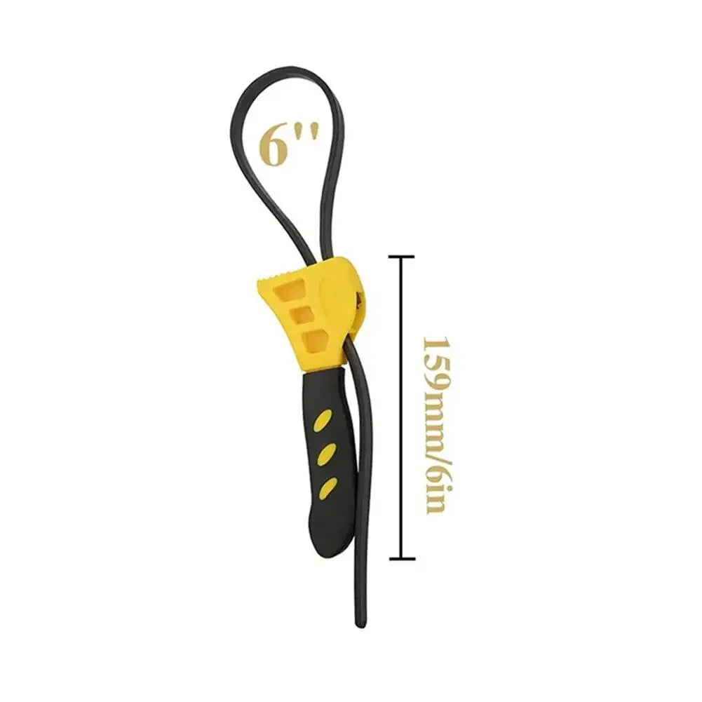 Auto Repair Filter Multi-function Hardware Tool 6-inch Multi-function Belt Wrench Plastic Adjust - Automotive LED Light