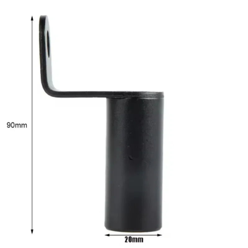 Motorcycle Phone Holder Handlebar Stand Bike Rear View Mirror Mount Extender Security Quick Lock - Automotive LED Light