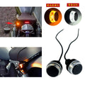 Motorcycle LED Modified Turn Signal Handle Light BWQ-066 with Light Plug, Always on White Light, - LED Motorcycle Light