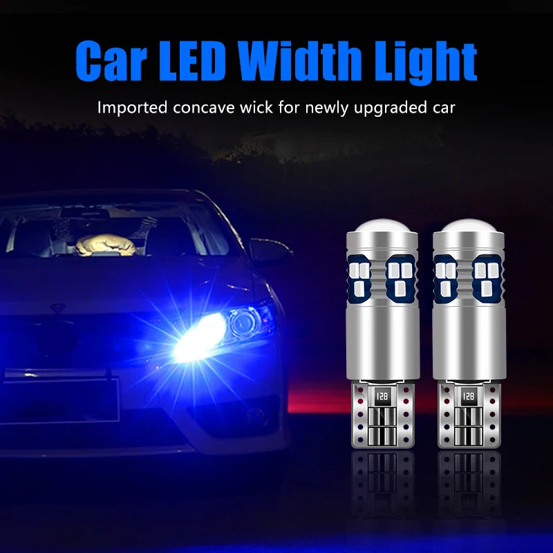 For Volkswagen VW Golf 4 5 6 7 MK4 MK5 MK6 MK7 Polo 6R 9N Passat Scirocco R 2pcs for Volkswagen MK7 MK4 T10 - Automotive
