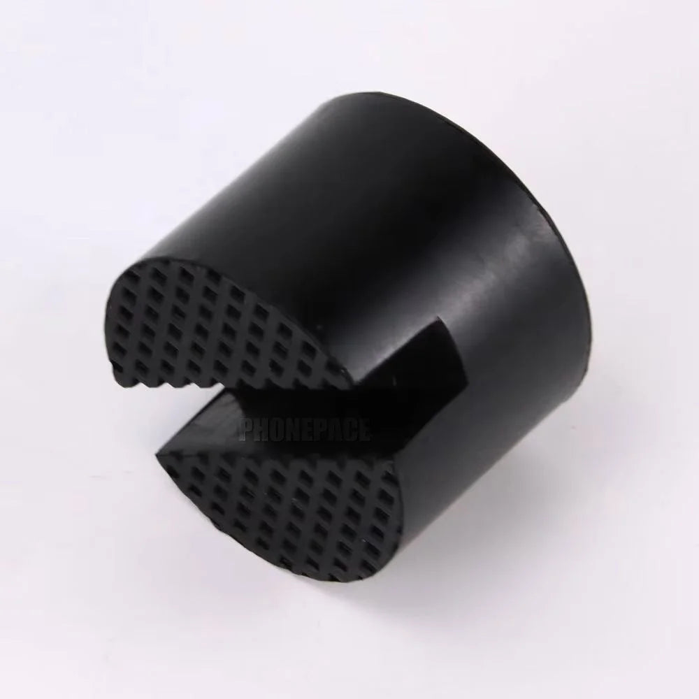 1PC Universal Jack Rubber Support Pad Durable Wear Resistant Car Slotted Frame Rail Floor Socket - Automotive LED Light