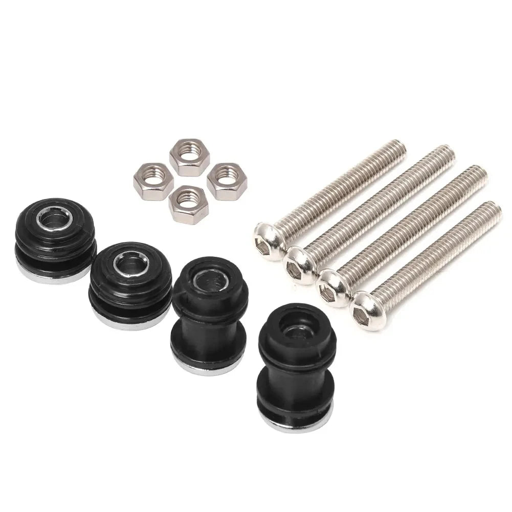 Motorcycle Sissy Bar Backrest Docking Hardware Kit Solo Rack For Harley Sportster XL 883 1200 XL - Automotive LED Light
