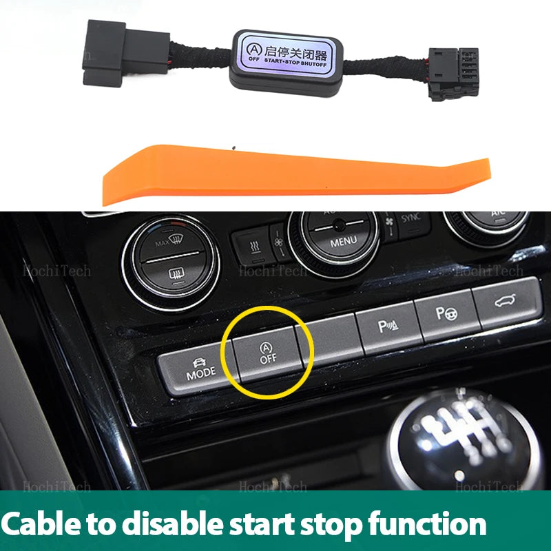 For VW Touran 5T 2016-22 Automatic Stop Start Engine System Device OFF Button Control Sensor Plu - Automotive LED Light