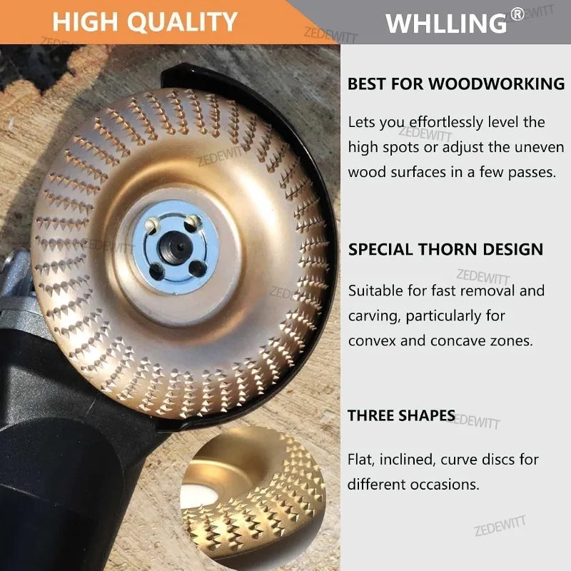 For Electric Grinder Multifunctional Four Piece Wood Grinding Disc Set Woodworking Engraving Cut - Automotive LED Light
