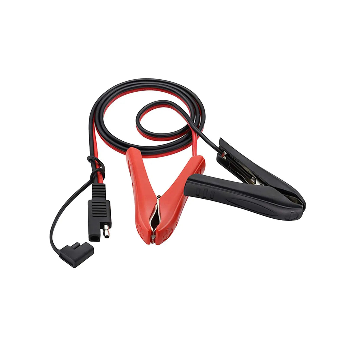 SAE to Alligator Clip Power Cord with Dust Cover Battery Extension Cable Connector Cord for Auto - Automotive LED Light