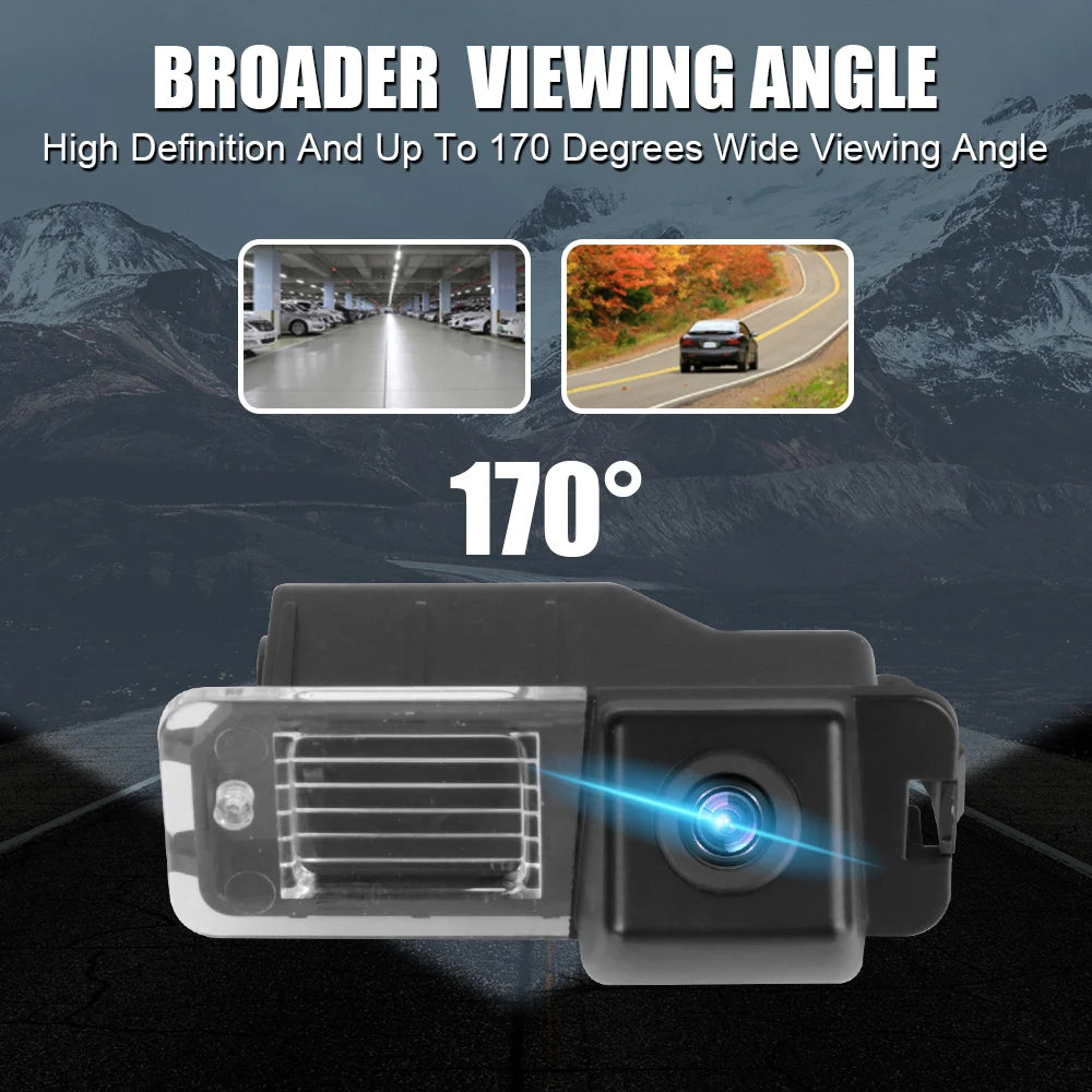 12V Car Rear View Camera PDC Parktronic Reversing Night Vision 170° Angle Access for VW B7 - Automotive LED Light