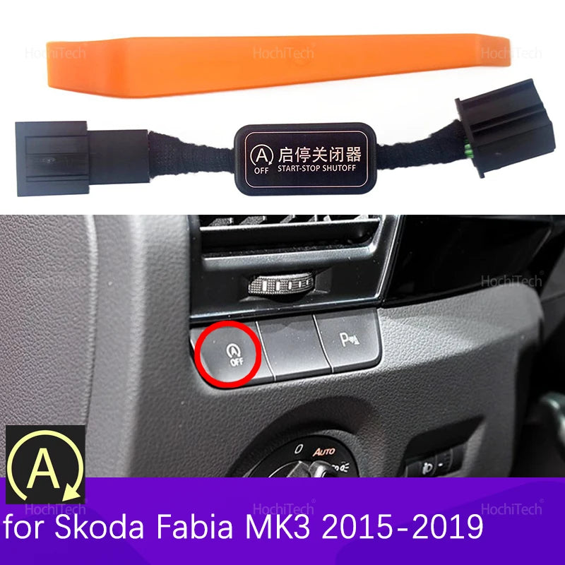 For Skoda Fabia MK3 Typ NJ 2015 2016 2017 2018 2019 Car Automatic Stop Start Eng for Skoda MK3 - Automotive LED Light
