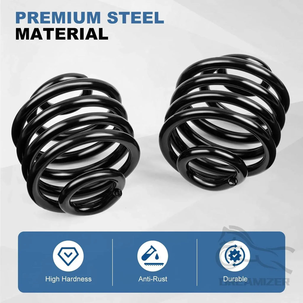 Black Solo Seat Springs Fit for Harley Davidson Chopper Bobber Softail Sportster - Automotive LED Light