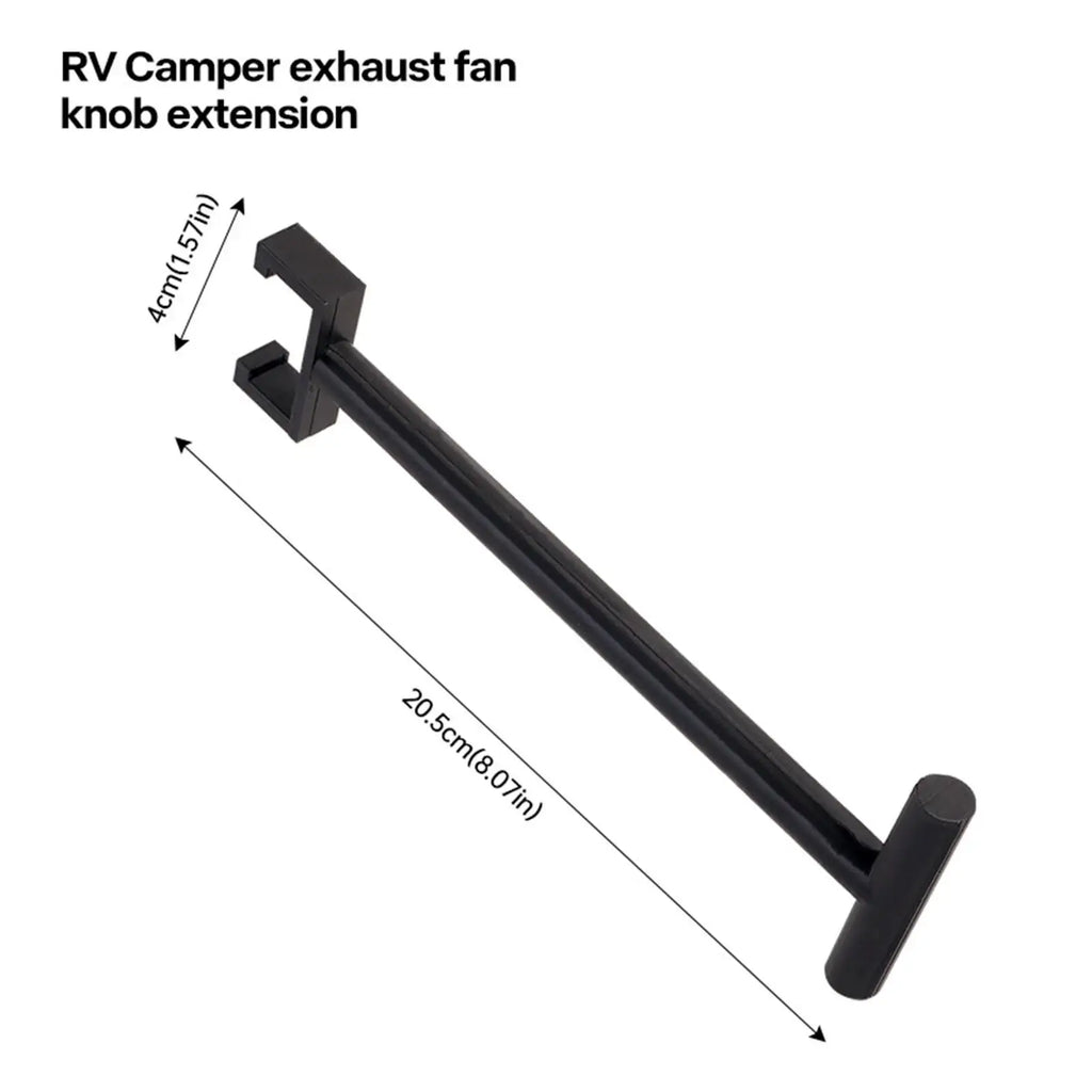 RV Exhaust Fan Knob Extension Rod Premium Engineering Plastic Adjustable Accessory for Motor Car - Automotive LED Light