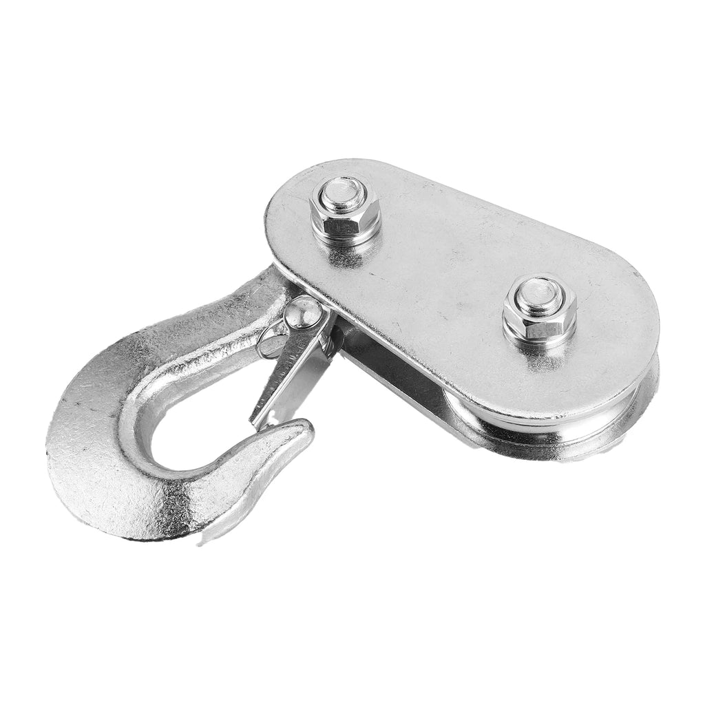 2 Ton Snatch Block Wire Rope Lifting Pulley with Hook for UTV ATV Quad Bike Motocross 2T Snatch  - Automotive LED Light