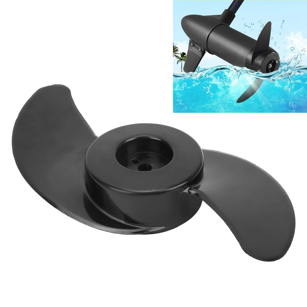 2 Blades Boat Propeller Kit Electric Trolling Motor Parts for 50lb 60lb 68lb 88lb Outboard 12V 2 - Automotive LED Light