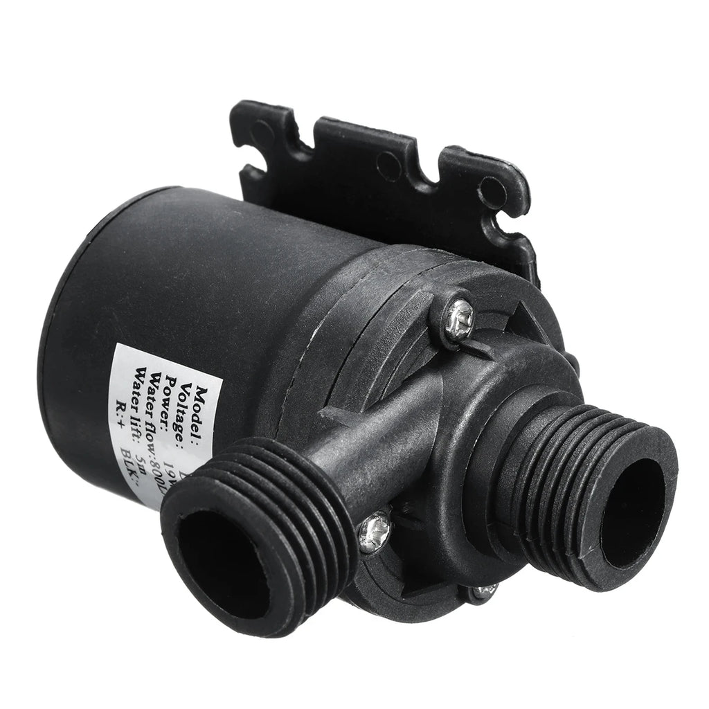 800L/H 12V DC 5M Submersible Hot Water Circulation Pump Solar Brushless Motor - Automotive LED Light