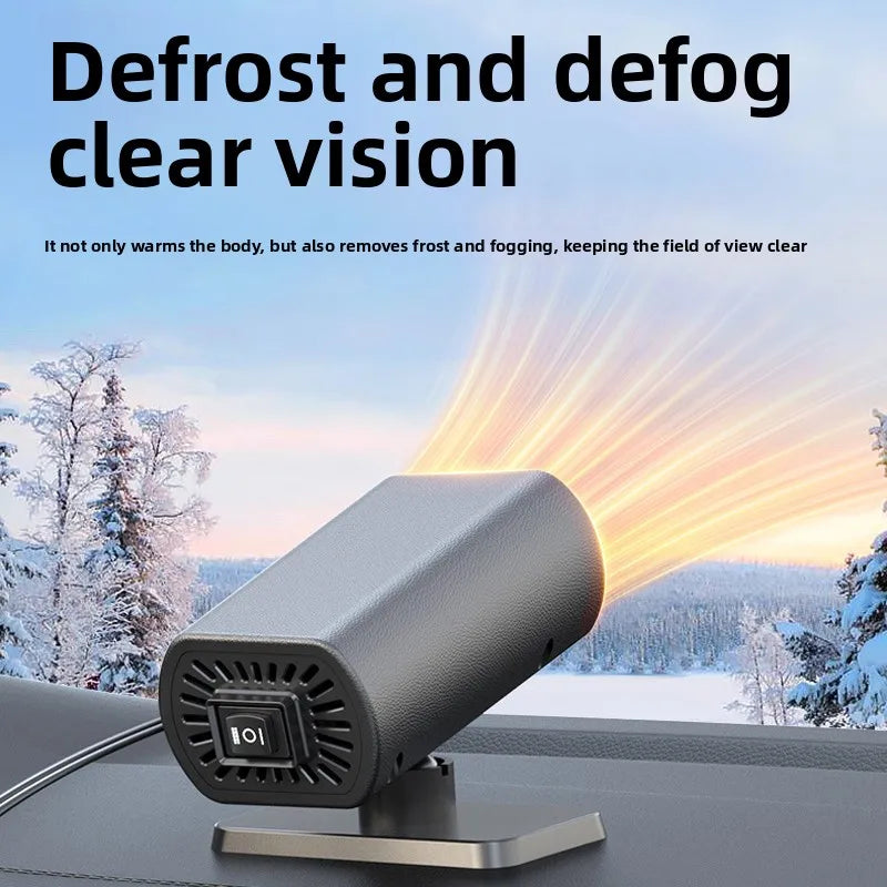 12V 200W Defrosting Demister Car Heater Fans Defogger Windshield Frost Snow Mist Removal Heating - Automotive LED Light