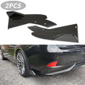 Universal Car Rear Bumper Spoiler Lip Carbon Fiber Wing Trim Protection Anti-crash Diffuser Side - Automotive LED Light