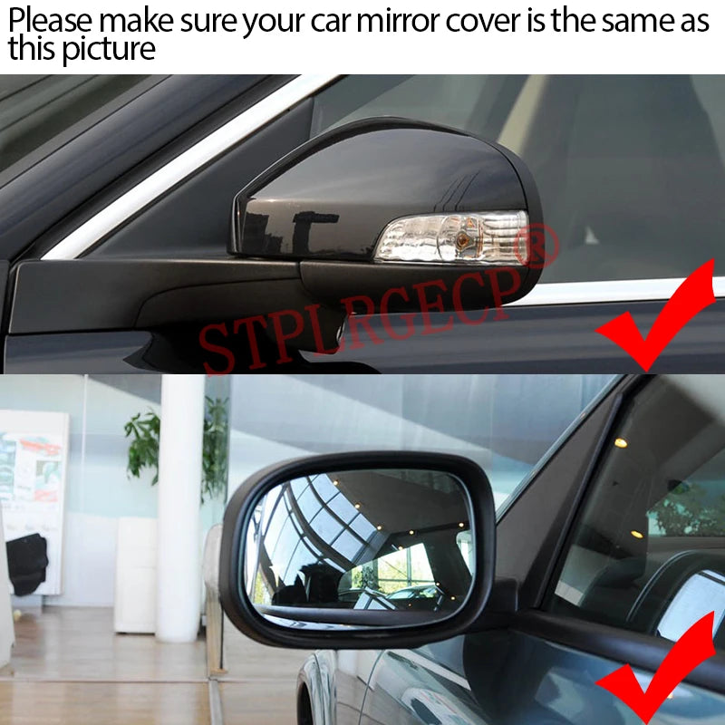 Stplrgecp Passenger Side Driver Side Left or Right Door Side Heated Wing Mirror  for Volvo V50 V70 S60 - Automotive LED